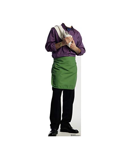 Advanced Graphics Bartender Stand - in Life Size Cardboard Cutout Standup - AT TEN Distribution