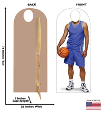 Load image into Gallery viewer, Advanced Graphics Basketball Player Stand - in Life Size Cardboard Cutout Standup - AT TEN Distribution
