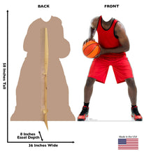 Load image into Gallery viewer, Advanced Graphics Basketball Player Stand - in Life Size Cardboard Cutout Standup - AT TEN Distribution
