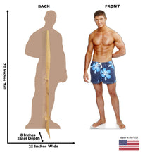 Load image into Gallery viewer, Advanced Graphics Beach Muscle Man Life Size Cardboard Cutout Standup - AT TEN Distribution
