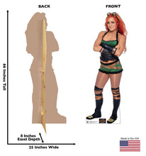Load image into Gallery viewer, Advanced Graphics Becky Lynch Life Size Cardboard Cutout Standup - WWE - AT TEN Distribution
