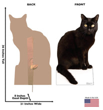 Load image into Gallery viewer, Advanced Graphics Black Cat Life Size Cardboard Cutout Standup - Made in USA - AT TEN Distribution
