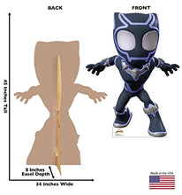 Load image into Gallery viewer, Advanced Graphics Black Panther Life Size Cardboard Cutout Standup - Marvel's Spidey and His Amazing Friends (TV Series) - AT TEN Distribution
