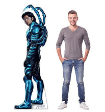 Load image into Gallery viewer, Advanced Graphics Blue Beetle with No Mask Life Size Cardboard Cutout Standup - DC WB Blue Beetle (2023 Film) - AT TEN Distribution
