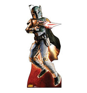 Advanced Graphics Boba Fett Life Size Cardboard Cutout Standup - Star Wars Classics Retouched - AT TEN Distribution
