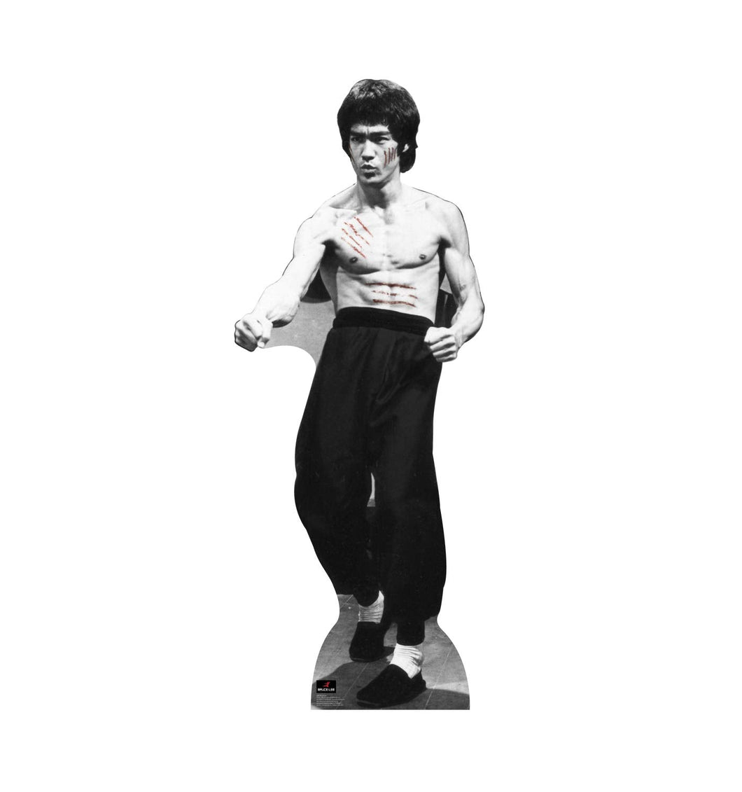 Advanced Graphics Bruce Lee Cut Life Size Cardboard Cutout Standup - AT TEN Distribution