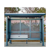 Load image into Gallery viewer, Advanced Graphics Bus Stop Shelter Backdrop Life Size Cardboard Cutout Standup - AT TEN Distribution
