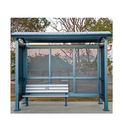 Advanced Graphics Bus Stop Shelter Backdrop Life Size Cardboard Cutout Standup - AT TEN Distribution