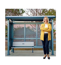Load image into Gallery viewer, Advanced Graphics Bus Stop Shelter Backdrop Life Size Cardboard Cutout Standup - AT TEN Distribution
