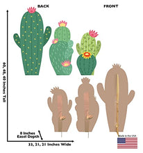 Load image into Gallery viewer, Advanced Graphics Cactus 40&quot;, 48&quot;, 60&quot; Grouping Cardboard Cutout Standups - AT TEN Distribution

