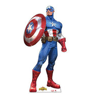 Advanced Graphics Captain America Life Size Cardboard Cutout Standup - Marvel: Contest of Champions - AT TEN Distribution
