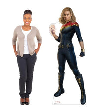 Load image into Gallery viewer, Advanced Graphics Captain Marvel Life Size Cardboard Cutout Standup - The Marvels (2023 Film) - AT TEN Distribution
