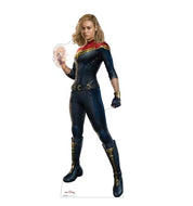 Advanced Graphics Captain Marvel Life Size Cardboard Cutout Standup - The Marvels (2023 Film) - AT TEN Distribution