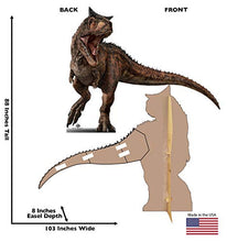 Load image into Gallery viewer, Advanced Graphics Carnotaurus Life Size Cardboard Cutout Standup - Jurassic World (2015 Film) - AT TEN Distribution
