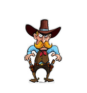 Advanced Graphics Cartoon Cowboy Life Size Cardboard Cutout Standup - AT TEN Distribution
