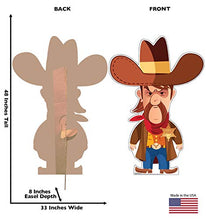 Load image into Gallery viewer, Advanced Graphics Cartoon Sheriff Life Size Cardboard Cutout Standup - AT TEN Distribution
