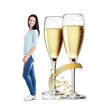 Load image into Gallery viewer, Advanced Graphics Celebrate Champagne Glasses Life Size Cardboard Cutout Standup - AT TEN Distribution
