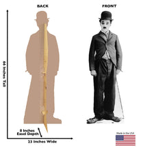 Load image into Gallery viewer, Advanced Graphics Charlie Chaplin - Little Tramp - Life Size Cardboard Cutout Standup - AT TEN Distribution
