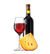 Advanced Graphics Cheese and Wine Life Size Cardboard Cutout Standup - AT TEN Distribution