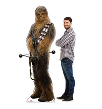 Load image into Gallery viewer, Advanced Graphics Chewbacca Holding Bow Life Size Cardboard Cutout Standup - Star Wars: Episode VIII - The Last Jedi (2017 Film) - AT TEN Distribution
