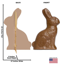 Load image into Gallery viewer, Advanced Graphics Chocolate Easter Bunny Life Size Cardboard Cutout Standup - AT TEN Distribution
