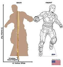 Load image into Gallery viewer, Advanced Graphics Color Me Captain America Life Size Cardboard Cutout Standup - Marvel&#39;s Avengers: Endgame - AT TEN Distribution
