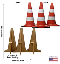 Load image into Gallery viewer, Advanced Graphics Construction Cones (Set of Three) Life Size Cardboard Cutout Standup - AT TEN Distribution

