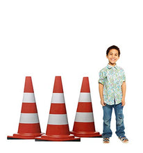 Load image into Gallery viewer, Advanced Graphics Construction Cones (Set of Three) Life Size Cardboard Cutout Standup - AT TEN Distribution

