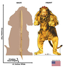 Load image into Gallery viewer, Advanced Graphics Cowardly Lion Life Size Cardboard Cutout Standup - The Wizard of Oz 75th Anniversary (1939 Film) - AT TEN Distribution
