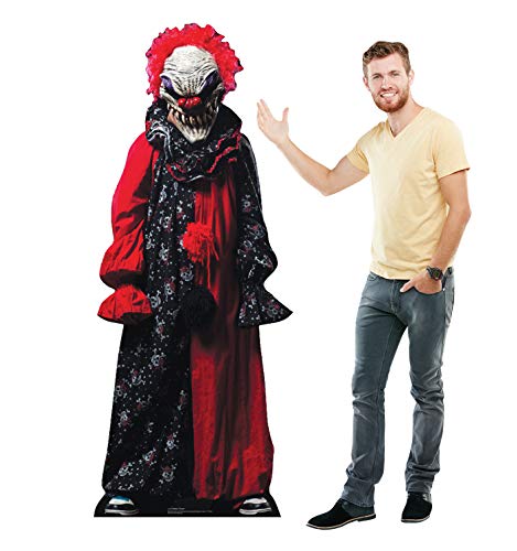 Load Clown Advanced Graphics Creepy Clown Life Size Cardboard Cutout Standup โ AT ...