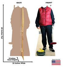 Load image into Gallery viewer, Advanced Graphics Curler Stand - in Life Size Cardboard Cutout Standup - AT TEN Distribution

