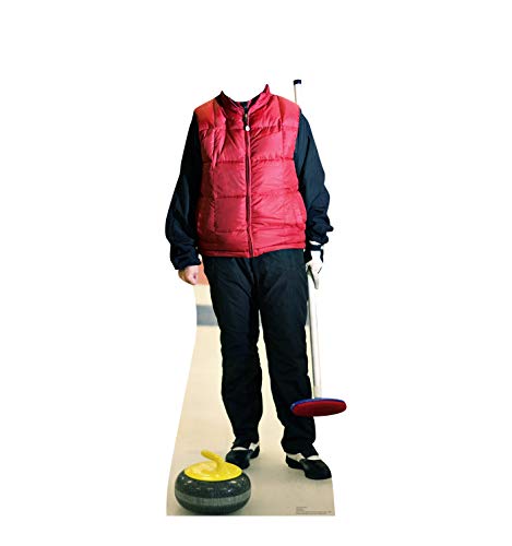 Advanced Graphics Curler Stand - in Life Size Cardboard Cutout Standup - AT TEN Distribution
