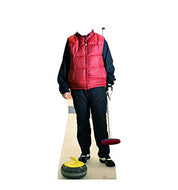Advanced Graphics Curler Stand - in Life Size Cardboard Cutout Standup - AT TEN Distribution