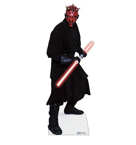 Advanced Graphics Darth Maul Life Size Cardboard Cutout Standup - Star Wars Prequel Trilogy - AT TEN Distribution