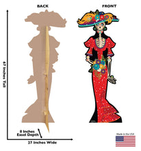 Load image into Gallery viewer, Advanced Graphics Day of The Dead Woman Life Size Cardboard Cutout Standup - AT TEN Distribution
