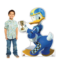 Load image into Gallery viewer, Advanced Graphics Donald Duck Trophy Life Size Cardboard Cutout Standup - Disney Junior&#39;s Mickey and The Roadster Racers - AT TEN Distribution
