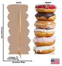 Load image into Gallery viewer, Advanced Graphics Doughnut Stack Life Size Cardboard Cutout Standup - AT TEN Distribution
