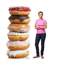 Load image into Gallery viewer, Advanced Graphics Doughnut Stack Life Size Cardboard Cutout Standup - AT TEN Distribution
