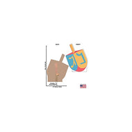 Advanced Graphics Dreidel Life Size Cardboard Cutout Standup - AT TEN Distribution