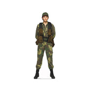 Advanced Graphics Female Soldier Life Size Cardboard Cutout Standup - AT TEN Distribution