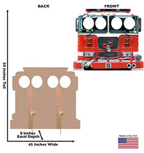 Load image into Gallery viewer, Advanced Graphics Fire Truck Stand - in Life Size Cardboard Cutout Standup - AT TEN Distribution
