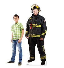 Load image into Gallery viewer, Advanced Graphics Fireman Stand - in Life Size Cardboard Cutout Standup - AT TEN Distribution
