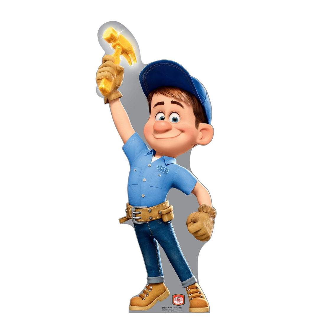 Advanced Graphics Fix - It Felix, Jr. Life Size Cardboard Cutout Standup - Disney's Wreck - It Ralph - AT TEN Distribution