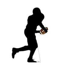 Load image into Gallery viewer, Advanced Graphics Football Player Running Silhouette Life Size Cardboard Cutout Standup - AT TEN Distribution
