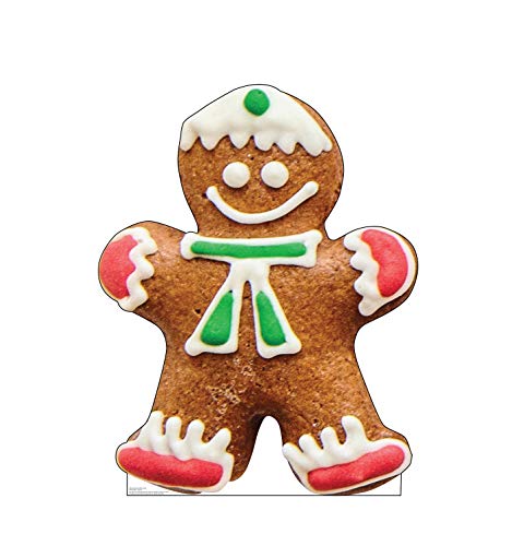 Advanced Graphics Gingerbread Man Cookie Life Size Cardboard Cutout Standup - AT TEN Distribution