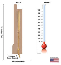 Load image into Gallery viewer, Advanced Graphics Goal Setting Thermometer 76&quot; x 15&quot; - AT TEN Distribution
