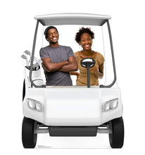 Load image into Gallery viewer, Advanced Graphics Golf Cart Stand - in Life Size Cardboard Cutout Standup - AT TEN Distribution
