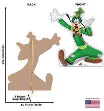 Load image into Gallery viewer, Advanced Graphics Goofy Hands in Air Life Size Cardboard Cutout Standup - Disney Junior&#39;s Mickey and The Roadster Racers - AT TEN Distribution
