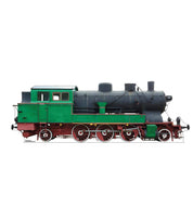 Advanced Graphics Green and Red Steam Locomotive Life Size Cardboard Cutout Standup - AT TEN Distribution