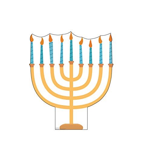Advanced Graphics Hanukkah Menorah Life Size Cardboard Cutout Standup - AT TEN Distribution